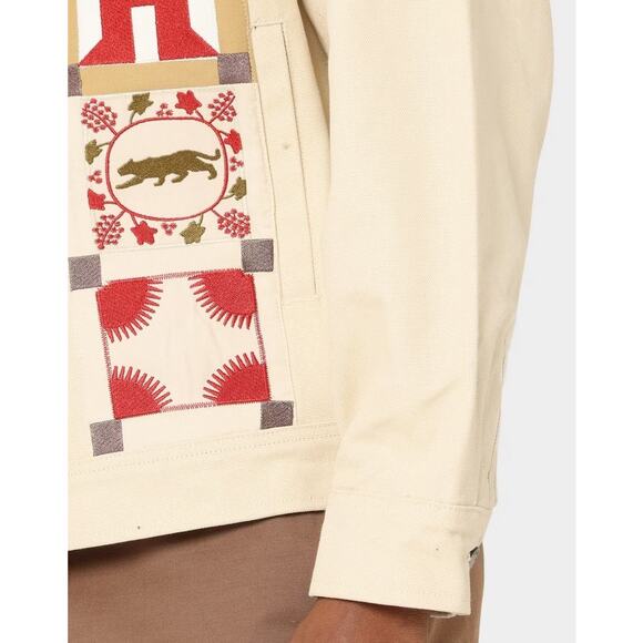 Honor The Gift Men's Hawthorne Patchwork Embroidered Canvas Box Fit Jacket - Picture 8 of 8